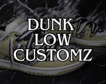 Dunk low custom order