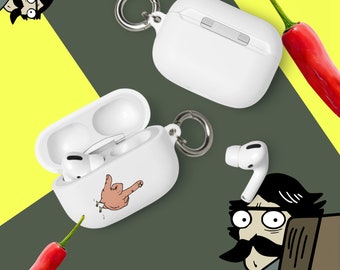 Funda de goma Fuck You Finger para AirPods® y AirPods Pro, funda divertida para AirPods, funda F*ck You Rubbas