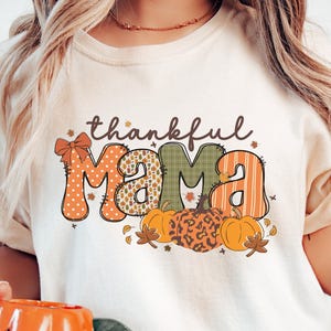 Mama PNG, Thanksgiving T-Shirt Design, Digital Download