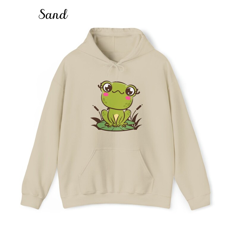 Kawaii Hoodie, Frog Hoodie, Kawaii Clothes, Funny Sweatshirt, Frog Gifts, 16th Birthday Gift