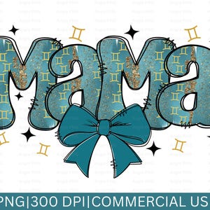 Gémeaux maman PNG, horoscope PNG, zodiaque PNG, Clipart zodiaque, fichier d'impression, sublimation de motifs, téléchargement numérique, signes du zodiaque, modèles de t-shirt