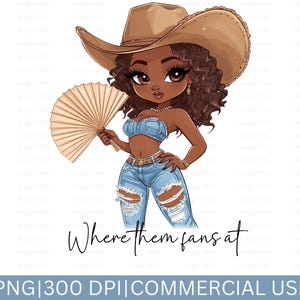 Où les fans à PNG, Clipart Chibi, cow-girl avec ventilateur Clack, bottes sur le sol des cliparts, clipart cow-girl, fille noire PNG, bottes et fans