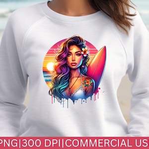 Strand PNG, Tropisch PNG, Sommer PNG, Sommerstil, Aquarell Clipart, kommerzielle Nutzung, Sublimationsdesign, Print On Demand T-Shirt, Pod