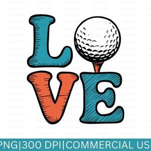 Golf PNG, Retro PNG, Mama PNG, Lustiges Golf Png, Golf Sublimation, Hutdesign, Golf Sweatshirt Png, Print On Demand Becher, Golfball Png, Liebe