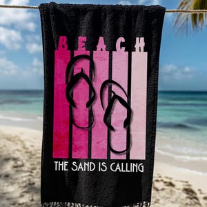 Design de toalha de praia PNG de verão, PNG de praia, estilo de verão, sublimação de verão, impressão sob demanda, designs de copos, chinelos PNG, design de camiseta