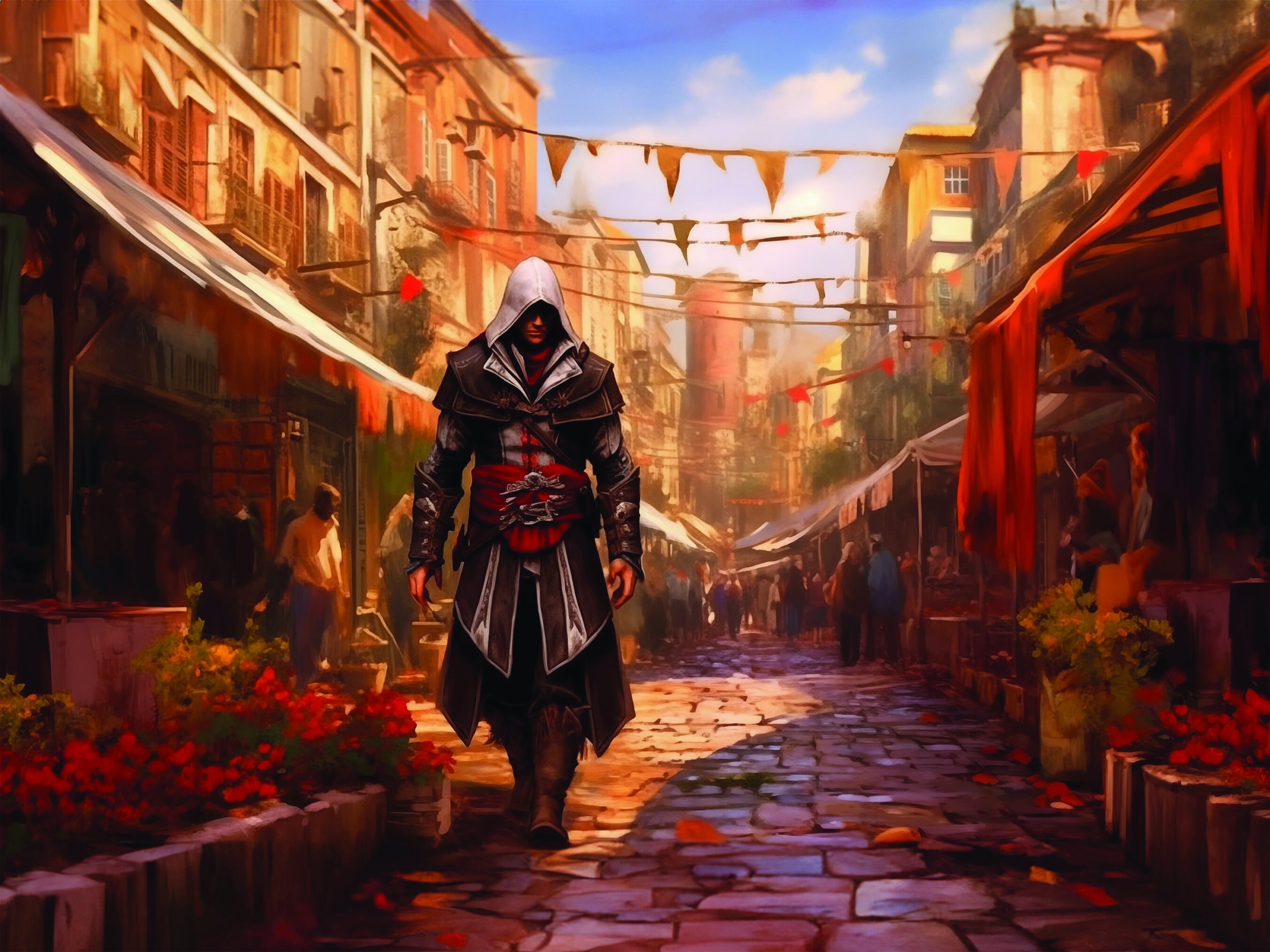 ASSASSIN'S CREED II 2 EZIO AUDITORE DA FIRENZE MOD. 1 POSTER PRINT 70X100  CM. - GTIN/EAN/UPC 8033622158479 - Product Details - Cosmos