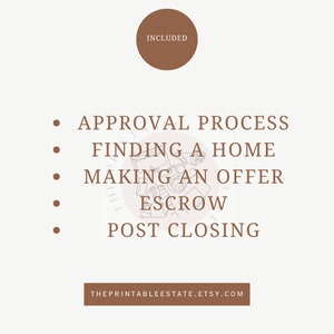 The Home Buyers Checklist Printable PDF Etsy The Home Buyers Checklist Printable PDF Etsy