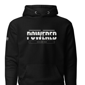 Powered By Chlorine Hoodie: Unisex Cotton Swimmer&#39;s Sweatshirt