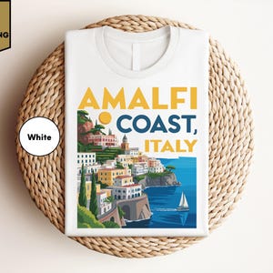 Amalfi Coast Shirt, La Dolce Vita, Italian Summer, Italy Vacation,  Summer Italia Tee, Womens Graphic Tee, Travel Tee