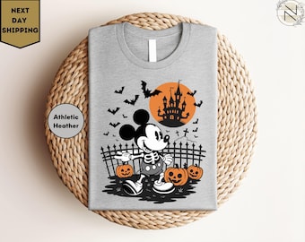 Mickey Mouse Halloween Shirt, Disney Halloween Shirt, Happy Halloween Shirt, Disneyland Tee, Disney World Vacation Tee