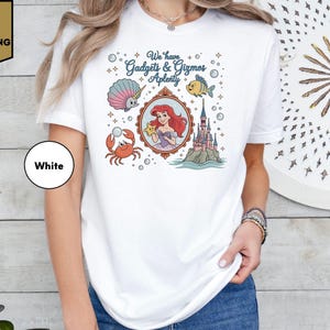 Disney Ariel Shirt, The Little Mermaid Shirt, Princess Ariel T-Shirt, Ariel Bow T-Shirt, Coquette Mermaid T-Shirt