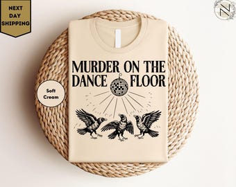 Funny Murder on the Dance Floor Shirt, Local Murder Tee, Funny Raven T-Shirt, Witchy Crow T-Shirt, Dark Academia