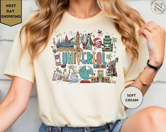Vintage Retro Universal Studios Shirt, Universal Studios Shirt, Universal Family Trip Shirt, Universal Shirt, Florida Shirt