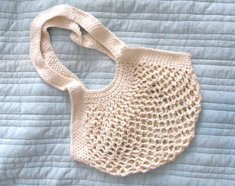 Crochet French Market Bag