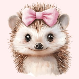 Lazo de erizo rosa PNG, lindo lazo de erizo rosa PNG, erizo vintage PNG, lindo erizo sublimado, amante del erizo PNG, coqueto lazo rosa PNG