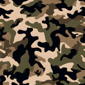 Camouflage Digital Wallpaper Camouflage Seamless Pattern PNG - Camo Seamless Pattern -Military Camouflage Digital Paper Pattern