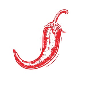 Chili SVG Chili Pepper Png Hot Pepper Svg Gardening Hot Sauce Pepper Design Svg Spicy Svg Commercial Use For Mugs, Clothes, Cards, Logos