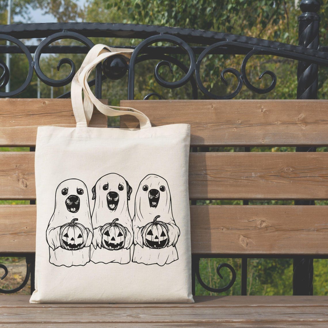 Halloween Ghost Dogs SVG PNG – 16 Spooky Dog Breed Images (digital ...