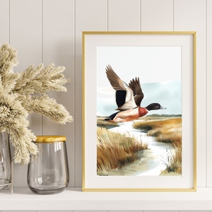 Elegant Watercolor Mallard Duck Clipart - 67 PNG - Realistic Duck Clipart - Digital Hunting Duck Illustrations for Commercial & Personal Use image 4