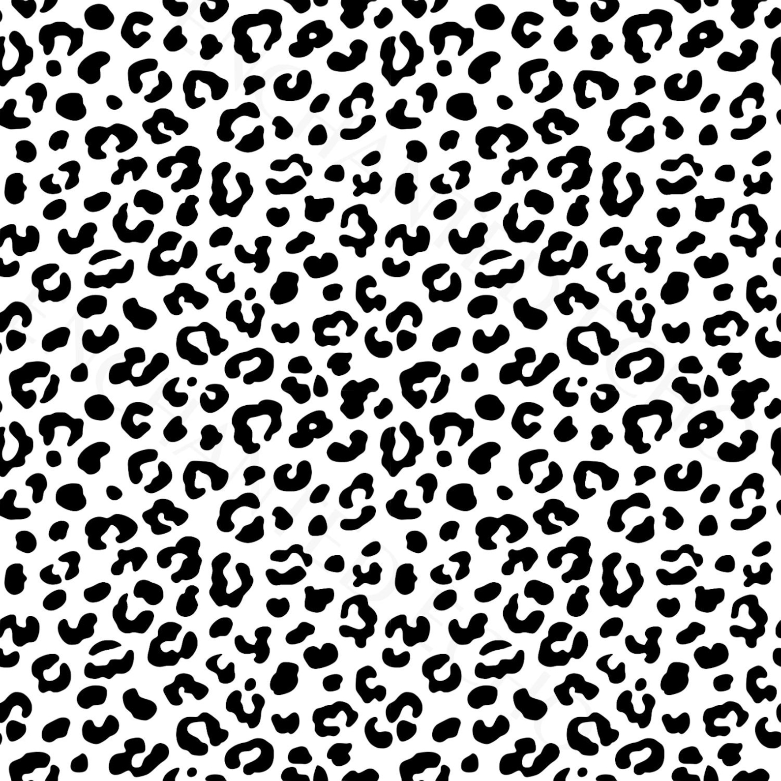 Seamless Leopard Print SVG + Png Pattern Set - Repeating Cheetah Spots ...