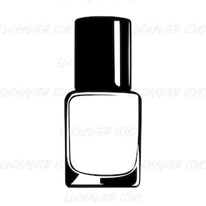 Nail Polish SVG + PNG - Fashion Clipart Nail Salon Logo Nail Clipart Nail Polish Bottle Svg Nail Polish Clipart Nails Svg Nails Logo