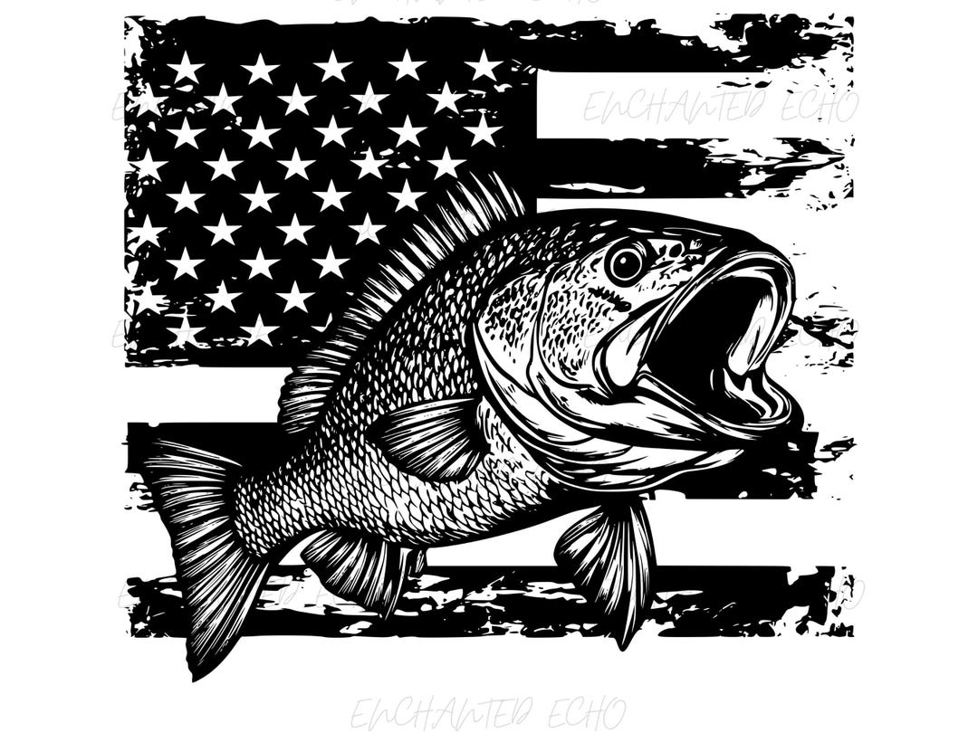 Decalcomania Vinile Maniacale Pesca Con Basso Pesce Al Centro Adesivo - Foto 3