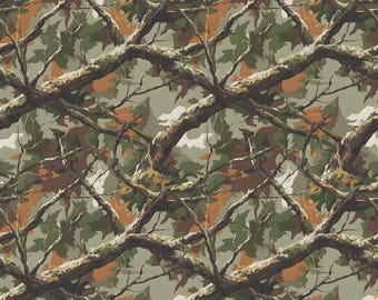 Woodlands Camo Seamless Pattern PNG - Repeating Forest Camouflage Digital Paper (Digital Download)