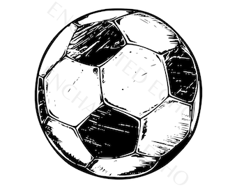 Soccer Ball SVG + PNG Set - Footballer Sublimation, Soccer Clipart (Digital Download)