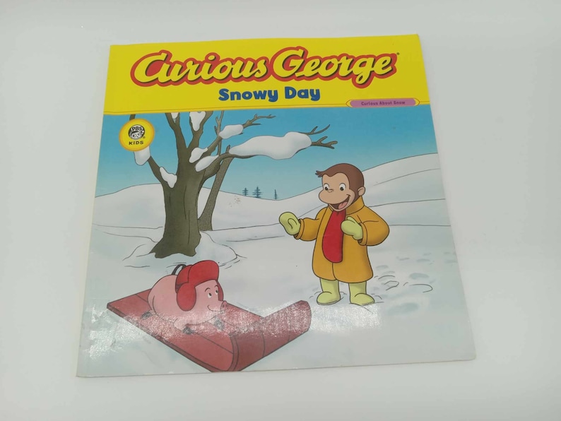 Curious George Snowy Day Book - Etsy