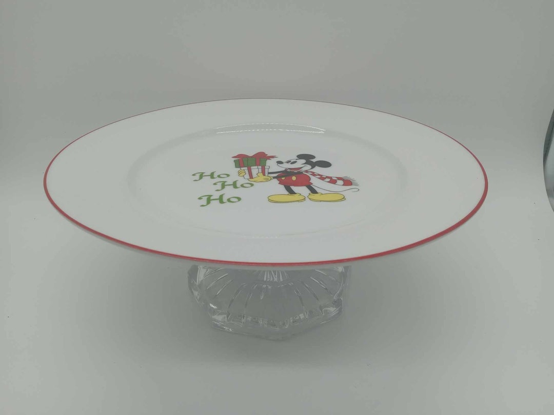 Disney Mickey Mouse Cake Stand Plate / Cupcake Holder Etsy