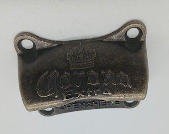 Corona Extra Wall Mount Bottle Opener, Vintage Style Man Cave