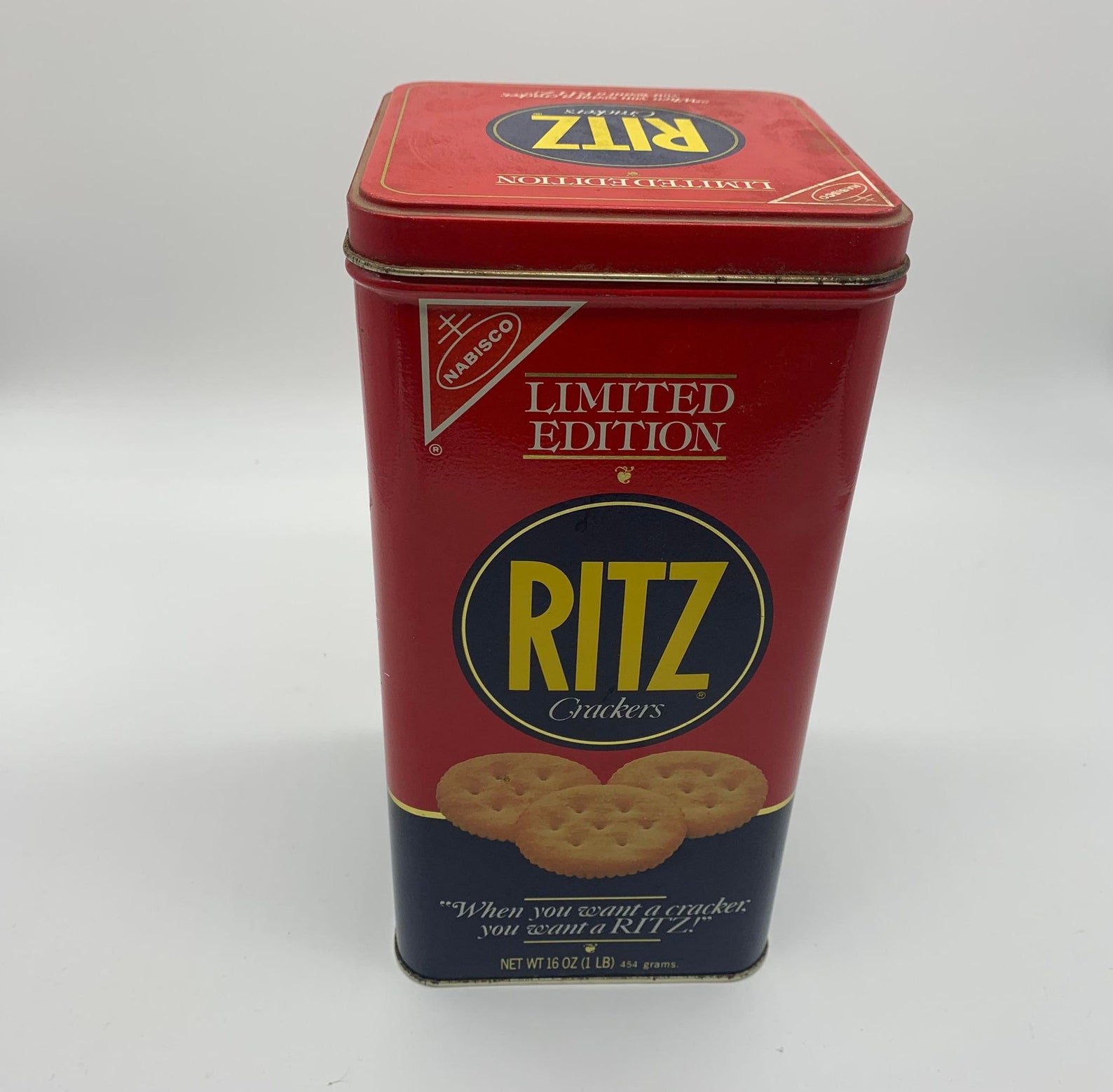 Ritz Crackers Limited Edition 1987 Tin (rare Find) - Etsy