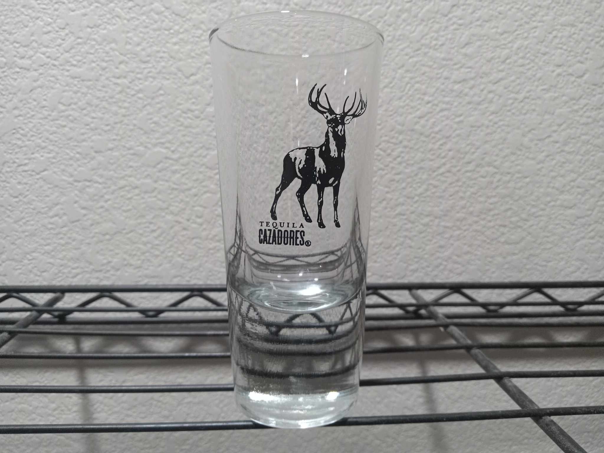 Cazadores Tequila Deer Hunter Double Shot Glass Large Etsy