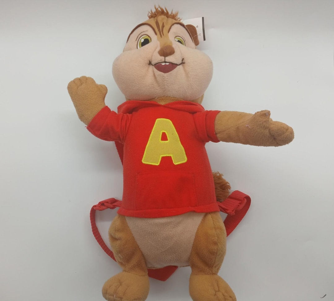 Chipmunk Backpack Alvin and the Chipmunk Plush Backpack Toy - Etsy