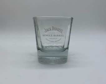 Jack Daniels Single Barrel Selected Tennesse Whiskey Glass Heavy