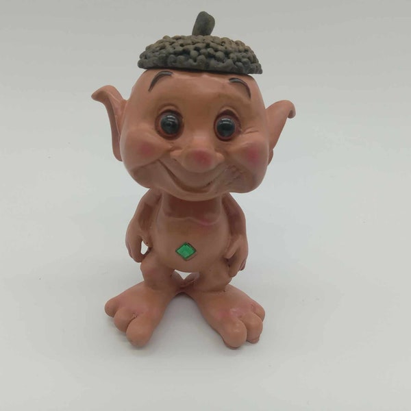 Troll Doll w/ Accorn head Gem tummy