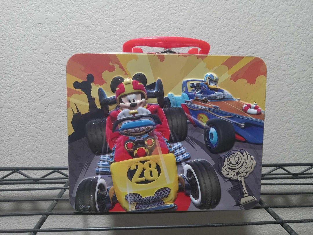 Vintage Disney Mickey Mouse Metal Lunch Box - Etsy
