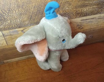 Disney Store DUMBO Elephant Plush Stuffed Toy Clean Genuine Original