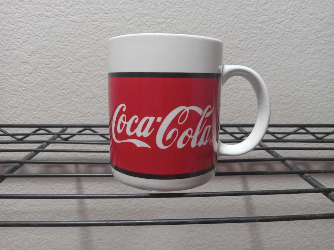 Vintage Coca-cola Retro 90s Coffee Mug Cup - Etsy