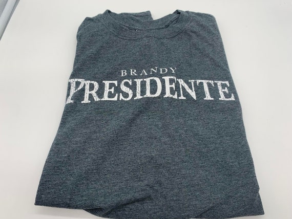 Vintage Men T-Shirt Brandy Presidente Size XL