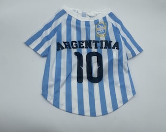 Pet Jersey ARGENTINA 10 Team Jersey 2026 Pet Soccer Uniform Dog Vest Large size (new)