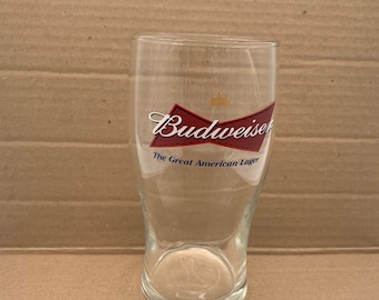Budweiser King of Beers Pint Beer Glass