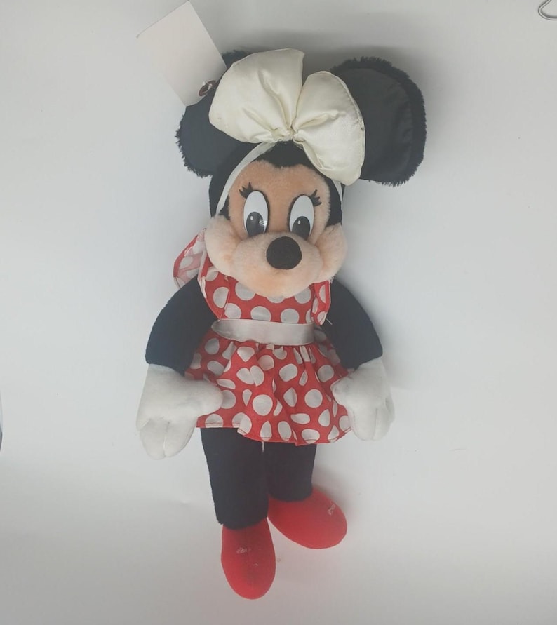 Vintage Minnie Mouse Plush Toy bild 1