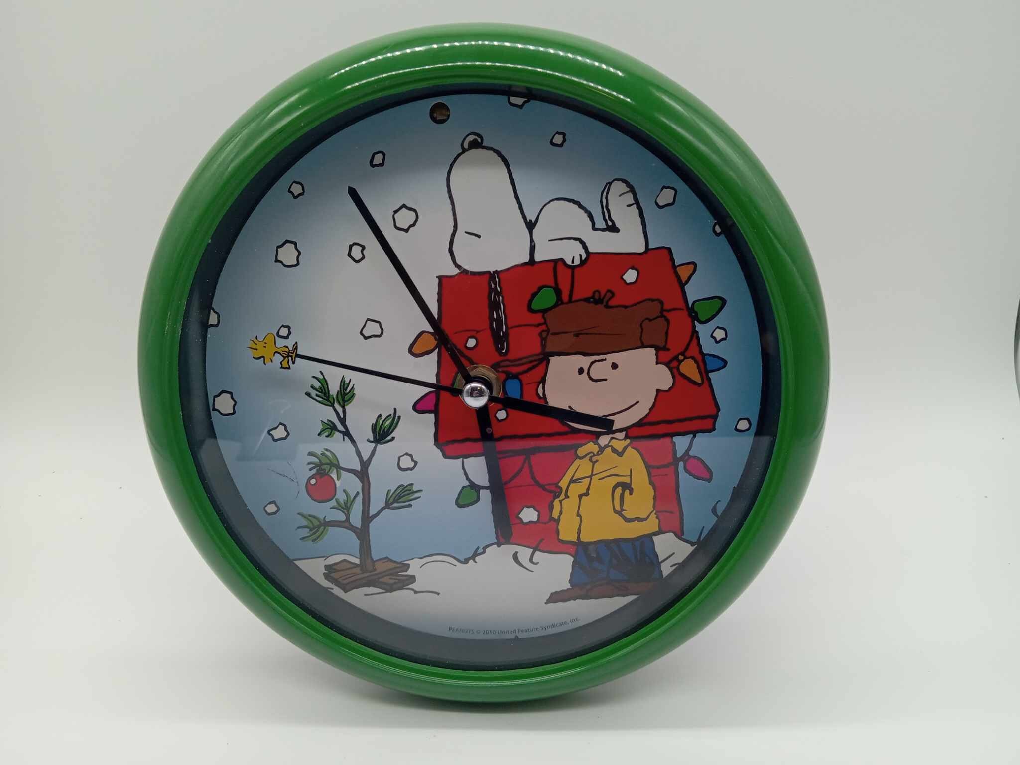 Peanuts Christmas Carol Clock 