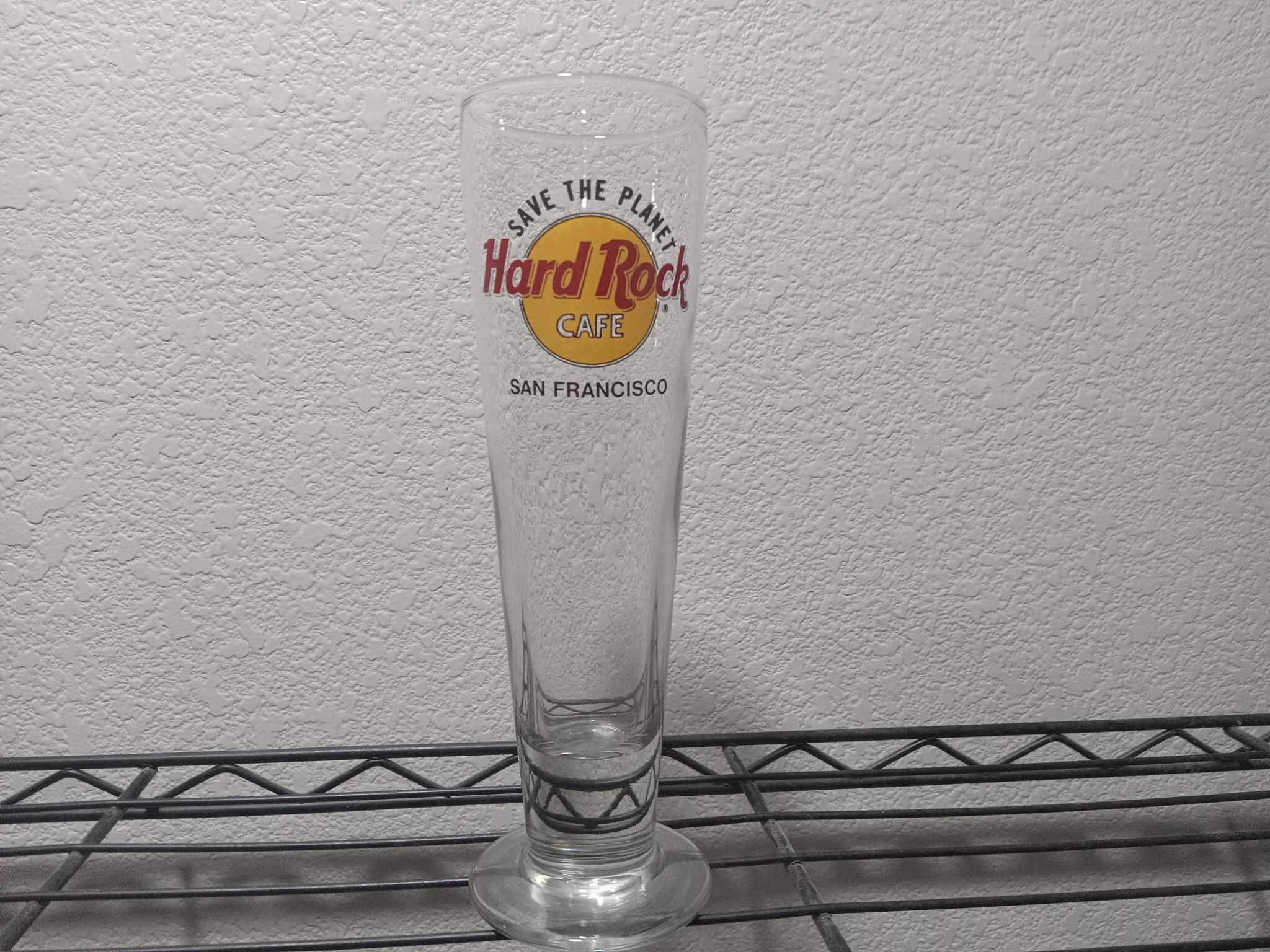 B'z Hard Rock Cafe パイントグラス　新品未使用 B'z☆エキシビジョン☆ハードロックカフェコラボ限定☆パイン