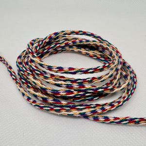 Pair of Cotton Handwoven Shoelaces Custom Length up to 56” Choose Your Metal Aglets