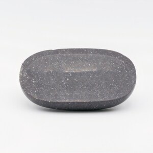 Oval Black Stone Dish image 5