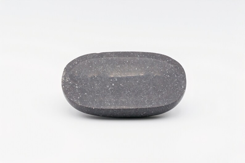 Oval Black Stone Dish image 5