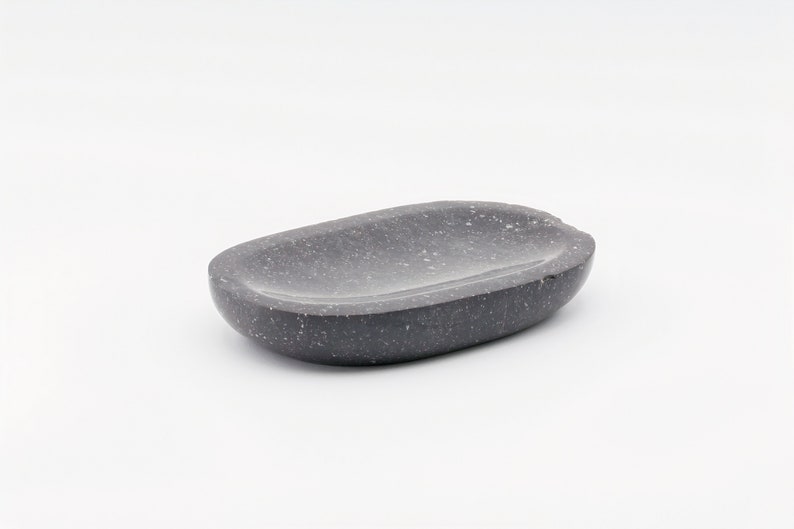 Oval Black Stone Dish image 6