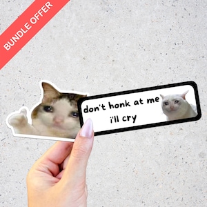The Sad Cat Sticker Bundle